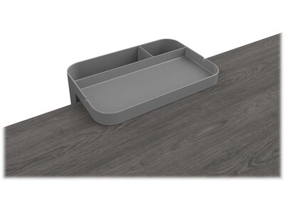 Deflect-O Standing Desk ABS Plastic Large Desk Organizer, Gray (400002)