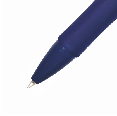 StrideRio Retractable Gel Pen, Medium Point, Blue Ink, Dozen (52002)