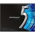 5 GUM Peppermint Cobalt Sugar Free Chewing Gum, 15 Sticks (WMW51220)