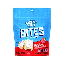 Kelloggs Pop-Tarts Bites Frosted Strawberry Toaster Pastries, 3.5 oz., 6/Carton (KEE25069)