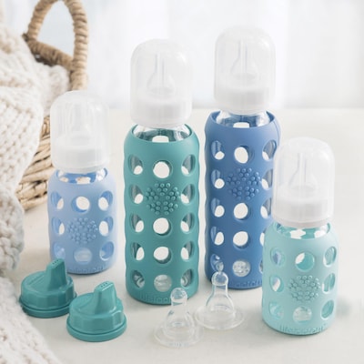 Lifefactory Baby Water Bottle, Assorted Colors, 9 oz. (LF120406C4)