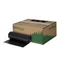 Earthsense 55-60 Gallon Commercial Recycled Trash Bags, Black, 100/Carton (RNW6050-538983)