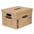 Bankers Box® Stor/File 4.125 x 9.25 Moving Box, White/Blue, 20/Carton (FEL7714210)