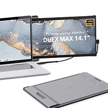 Mobile Pixels DUEX Max 14.1 IPS LCD Slide-Out Display for Laptops, Gray (101-1007P04)