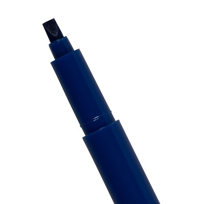 Marvy Uchida Thick Calligraphy Pen Set, Broad Nib,  Blue Markers, 2/Pack (191933207A)