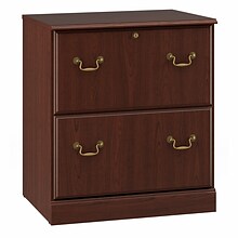 Bush Furniture Saratoga Lateral File Cabinet, Harvest Cherry (EX45654-03)