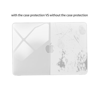 Techprotectus Laptop Case with Keyboard Cover and Screen Protector, Clear, Plastic (TP-CYCL-MP13ST)