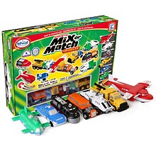 Popular Playthings Mix or Match Magnetic Vehicles, Assorted Colors (PPY60313)