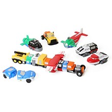 Popular Playthings Mix or Match Magnetic Vehicles, Assorted Colors (PPY60313)