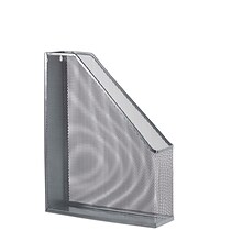 Design Ideas Mesh Magazine File, Silver (34169)