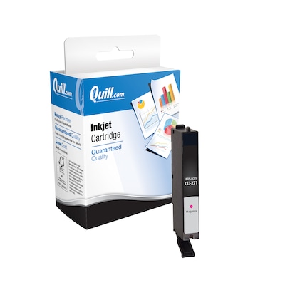 Quill Brand® Remanufactured Magenta Standard Yield Ink Cartridge Replacement for Canon CLI-271 (0392
