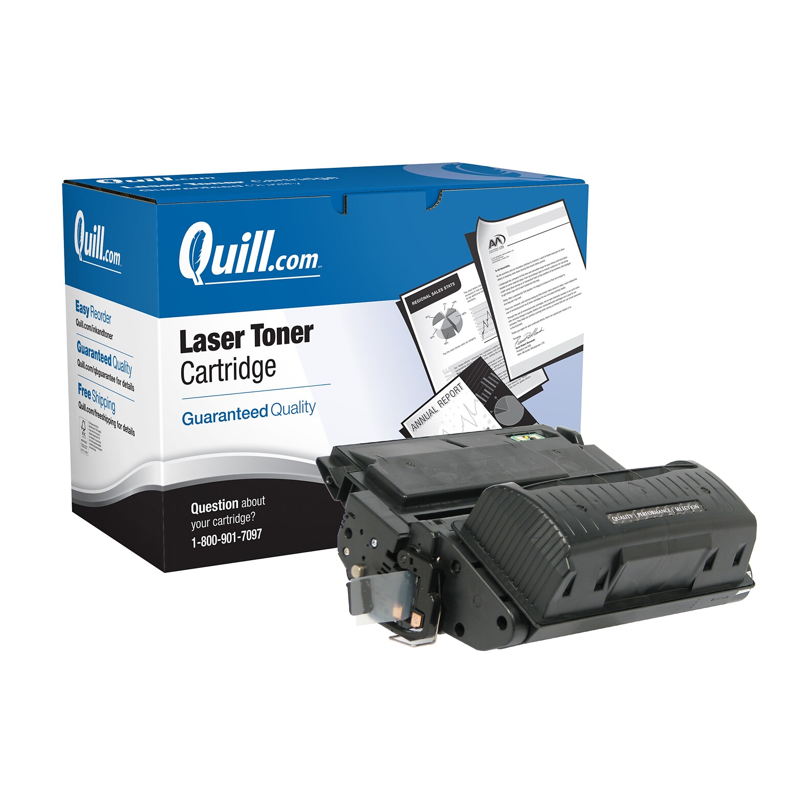 Quill Brand® Remanufactured Black Extended Yield Toner Cartridge Replacement for HP 42X (Q5942X) (Lifetime Warranty)