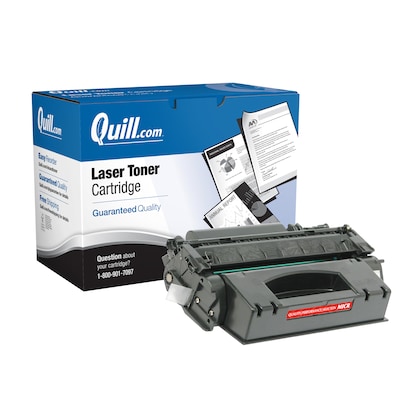 Quill Brand® Remanufactured Black High Yield MICR Toner Cartridge Replacement for HP 53X (Q7553X) (L