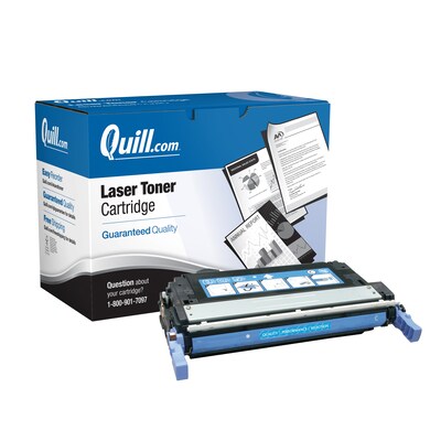 Quill Brand® Remanufactured Cyan Standard Yield Toner Cartridge Replacement for HP 644A (Q6461A) (Li