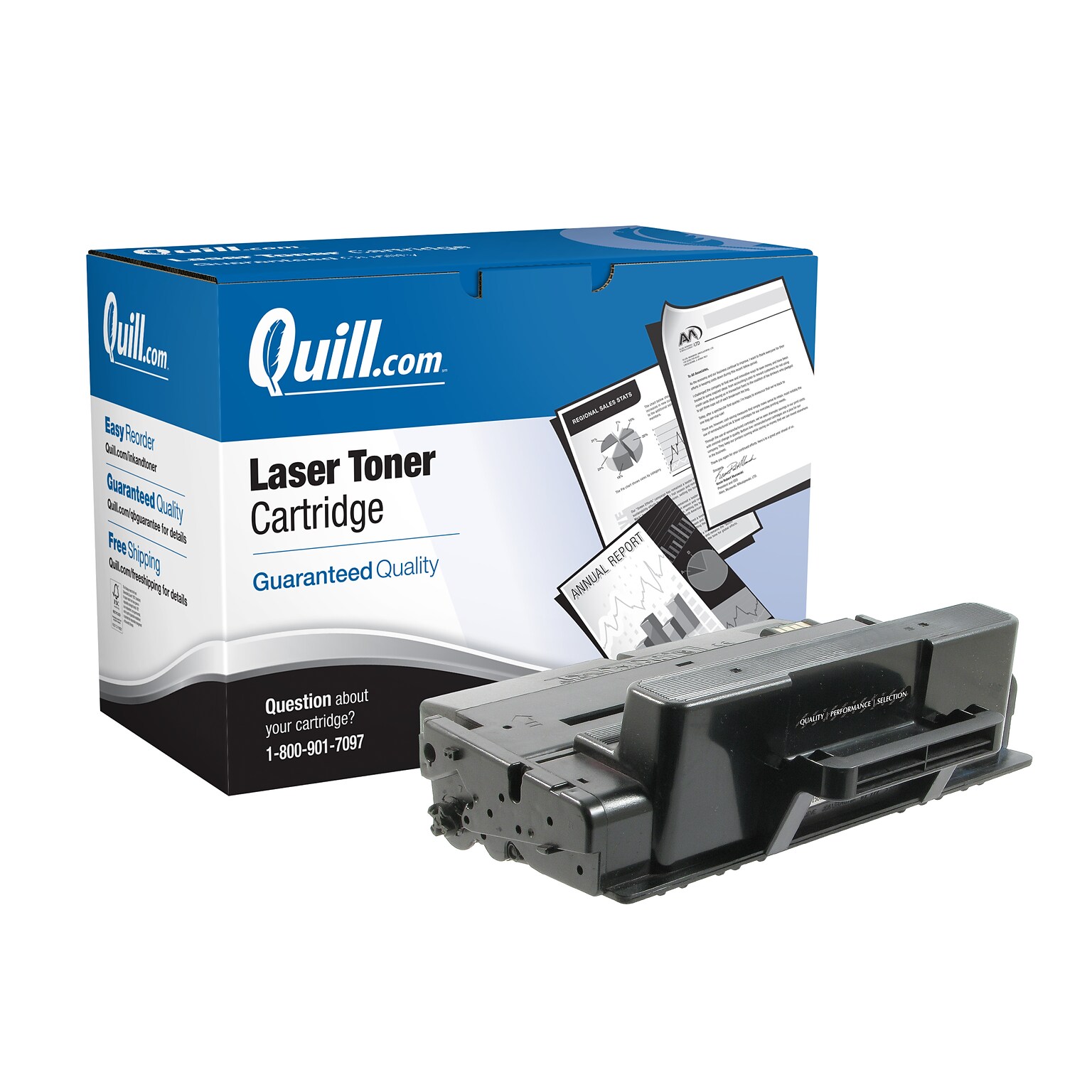 Quill Brand® Remanufactured Black High Yield Toner Cartridge Replacement for Samsung MLT-205 (MLT-D205L/MLT-D205S)