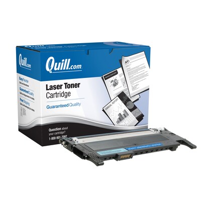 Quill Brand® Remanufactured Cyan Standard Yield Toner Cartridge Replacement for Samsung CLT-407 (CLT
