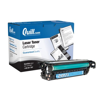 Quill Brand® Remanufactured Cyan Standard Yield Toner Cartridge Replacement for HP 654A (CF331A) (Li