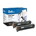 Quill Brand® Remanufactured Black Standard Yield Toner Cartridge Replacement for HP 125A (CB540A), 2