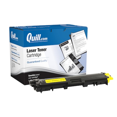 Quill Brand® Remanufactured Yellow High Yield Toner Cartridge Replacement for Brother TN-225 (TN225Y