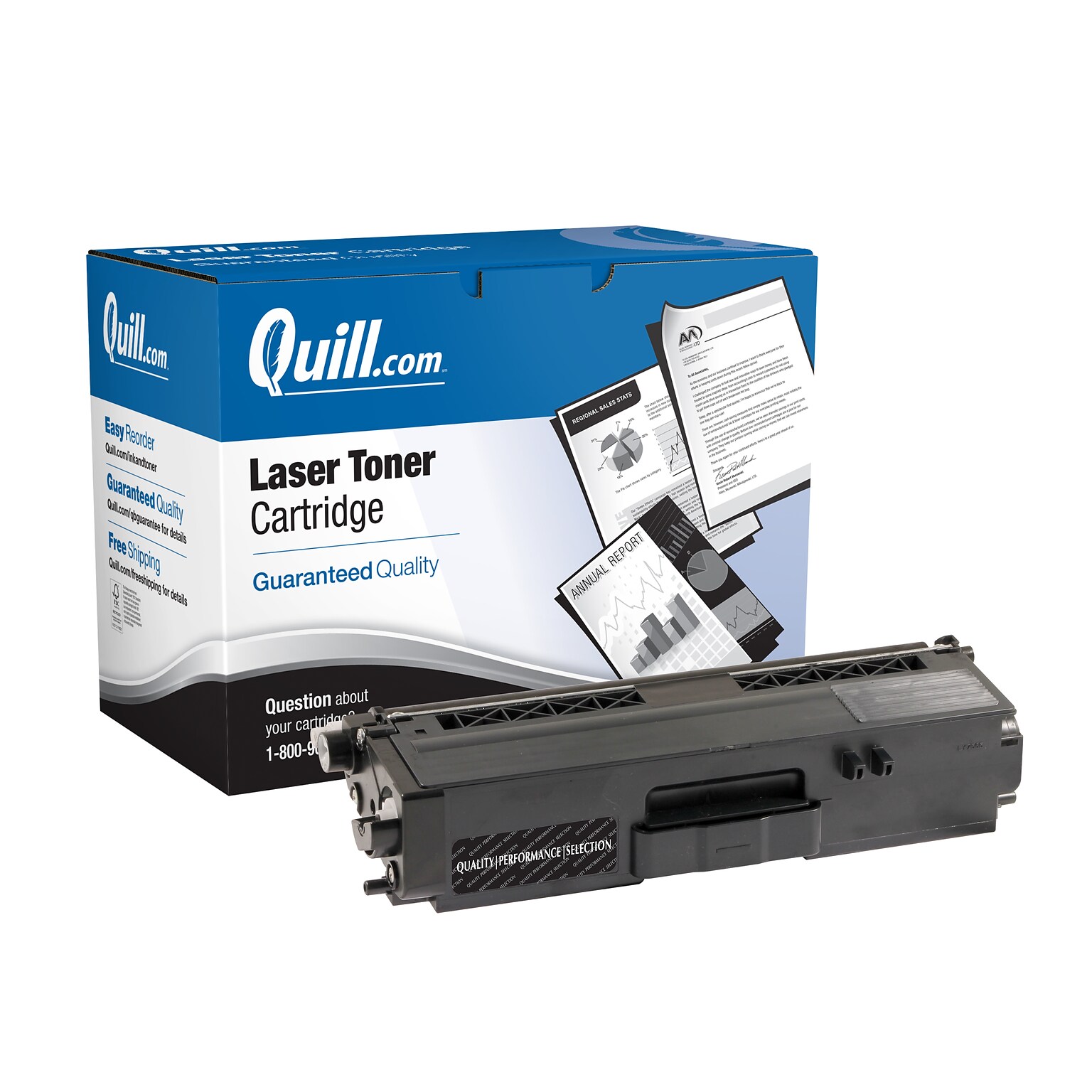 Quill Brand® Remanufactured Black Standard Yield Toner Cartridge Replacement for Brother TN-331 (TN331BK) (Lifetime Warranty)