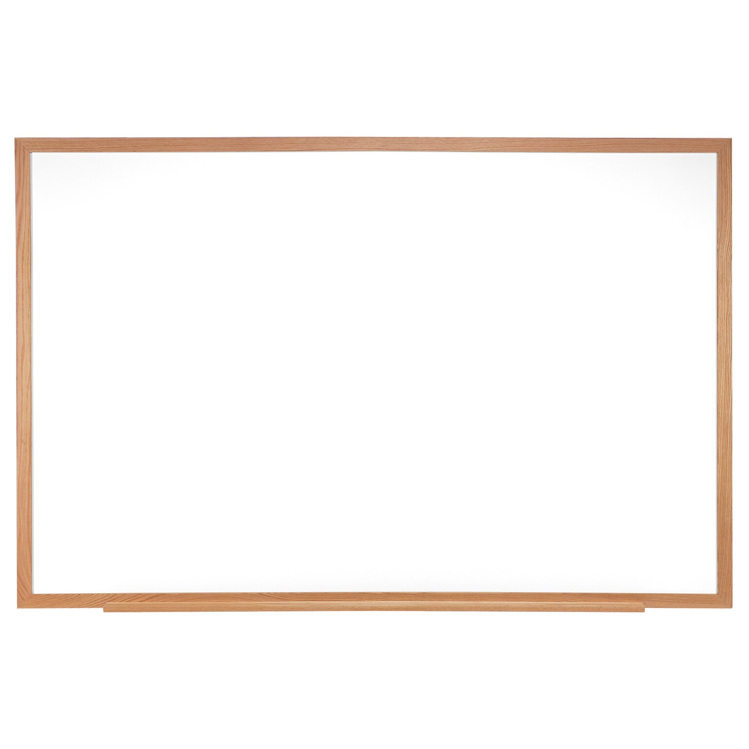 Ghent Magnetic Porcelain Whiteboard with Wood Frame, 4H x 10W (M1W-410-4)
