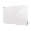 Ghent Harmony 4H x 8W Magnetic Glass Whiteboard with Square Corners, White (HMYSM48WH)