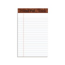 TOPS Legal Junior Notepads, 5 x 8, Narrow Ruled, White, 50 Sheets/Pad, 12 Pads/Pack (TOP 7500)
