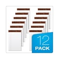 TOPS Legal Junior Notepads, 5 x 8, Narrow Ruled, White, 50 Sheets/Pad, 12 Pads/Pack (TOP 7500)