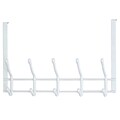 Better Houseware 2-Tier Over-Door Hook Rack, White (1961)