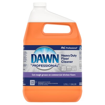 Dawn Professional Heavy-Duty Floor Cleaner, Neutral Scent, 1 gal Bottle, 3/Carton