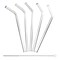 Better Houseware Standard Glass Straws with Cleaning Brush, 5 Pack, (308)