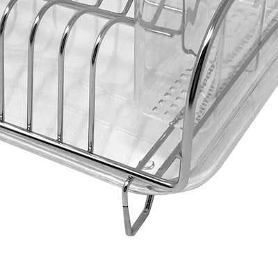 Better Houseware Stainless Steel Dish Drainer Set, Silver (BTH3423)