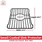 Better Houseware Coated-Steel Small Sink Protector, Black (1485/E)