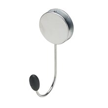 Better Houseware Stainless Steel Magnetic Single Hook, Silver (2411)