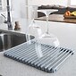 Better Houseware Multipurpose Silicone Coated-Steel Roll-up Rack, Gray (31487)