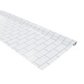 Fadeless® Bulletin Board Art Paper, 48 x 50, White Subway Tile (PAC57505)