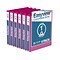 Davis Group Easyview Premium 1 3-Ring View Binders, Pink, 6/Pack (8411-43-06)