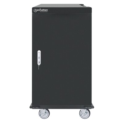 Manhattan UVC Charging Cart with 48 USB-A Ports and 48 AC Outlets, (180320)