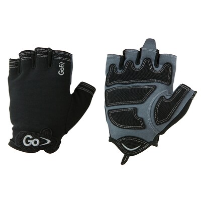 GoFit Xtrainer Men's Black Cross-Training Gloves, Large (GF-CT-LG)