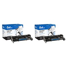Quill Brand® Remanufactured Black Standard Yield Toner Cartridge Replacement for HP 26A, 2/PK (CF226
