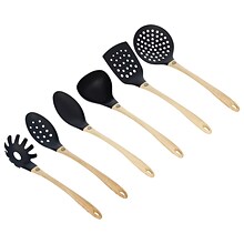 MasterChef VRD259102052 Plastic Utensil Set with Ergonomic Soft-Touch Handles, 6-Piece