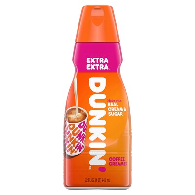 Dunkin' Extra Extra Coffee Creamer, 32 Oz, 2PK