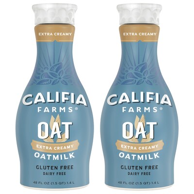 Califia Farms Oatmilk, Original, 48 Oz, 2PK