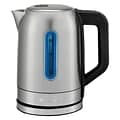 Brentwood Cordless Digital Stainless Steel Kettle with 5 Temperature Presets & Swivel Base, 1.79-Qt.