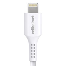 cellhelmet Charge and Sync USB-A to Lightning Round Cable, 6 (CABLE-LIGHT-A-6-R-W)
