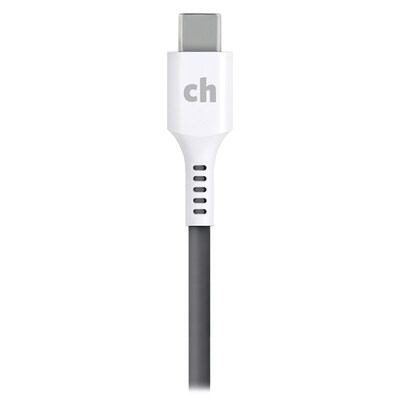 cellhelmet Charge and Sync USB-C to USB-C Round Cable, 10' (CABLE-C-C-10-R-G)