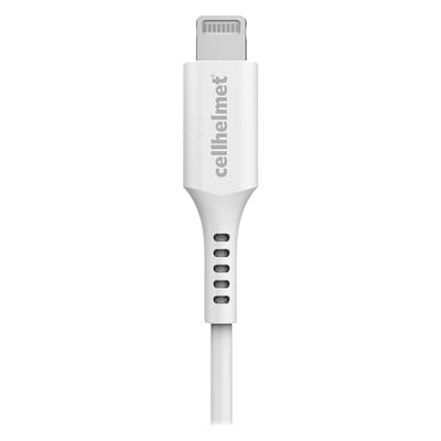 cellhelmet Charge and Sync USB-C to Lightning Round Cable, 6' (CABLE-R-LIGHT-TYPE-C-6)