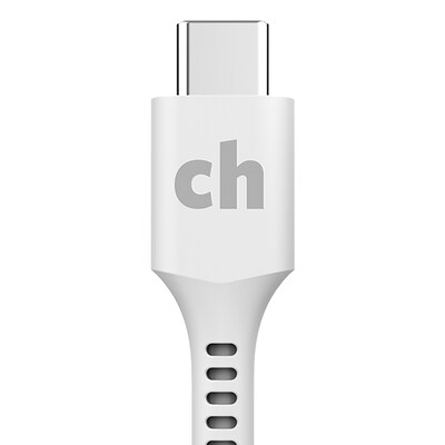 cellhelmet Charge and Sync USB-C to Lightning Round Cable, 1' (CABLE-R-LIGHT-TYPE-C-1)