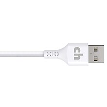 cellhelmet Charge and Sync USB-A to Lightning Round Cable, 3 (CABLE-LIGHT-A-3-R-W)