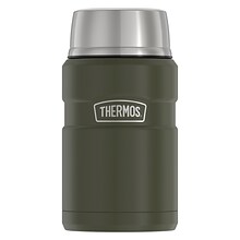 Thermos 24-Ounce Stainless King Vacuum-Insulated Food Jar, Army Green (SK3020AGTRI4)